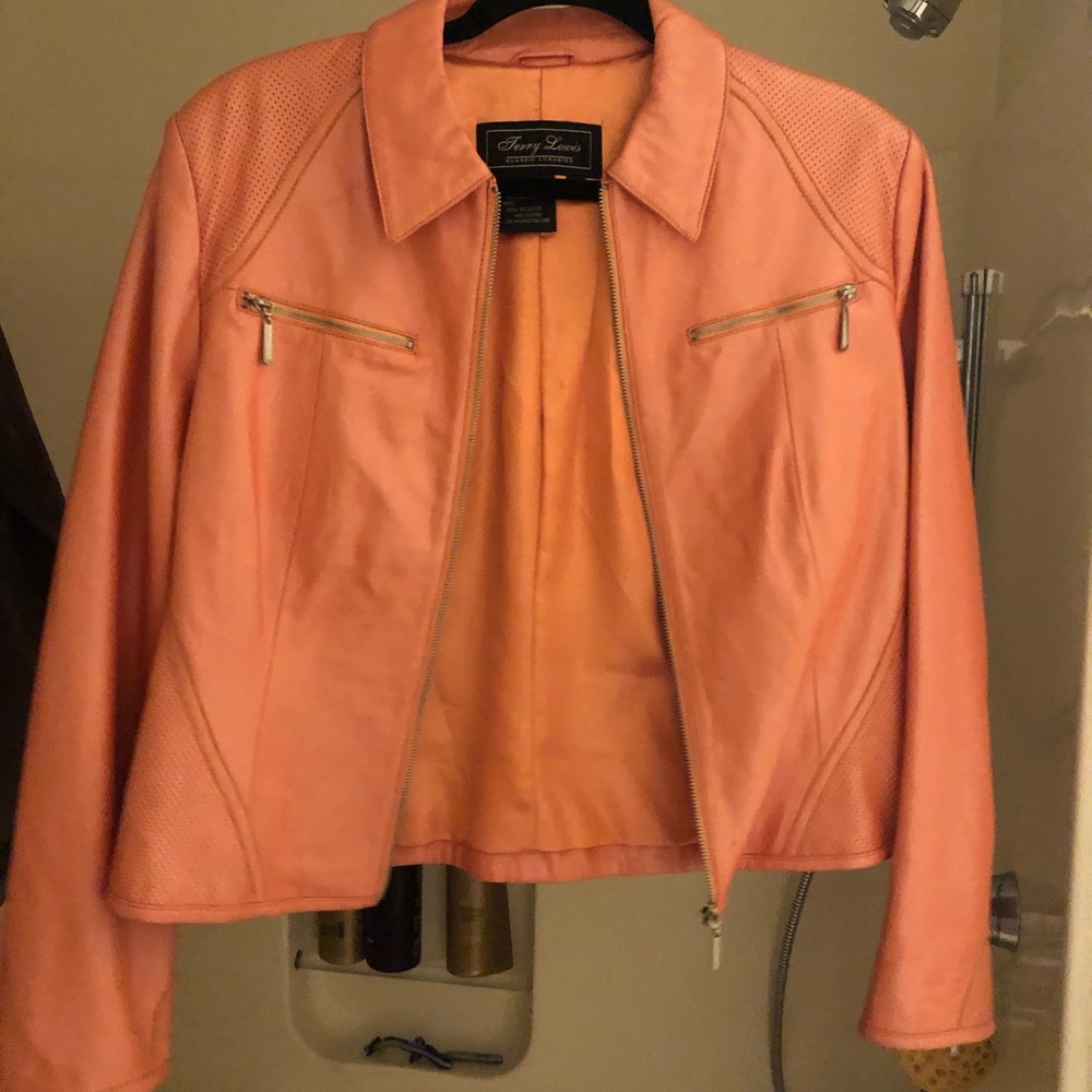 Fun funky leather jacket
